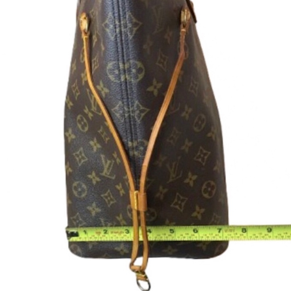 LOUIS VUITTON Monogram Neverfull GM Beige Interior w/ LV DUST BAG ORGANIZER COA - Picture 16 of 17